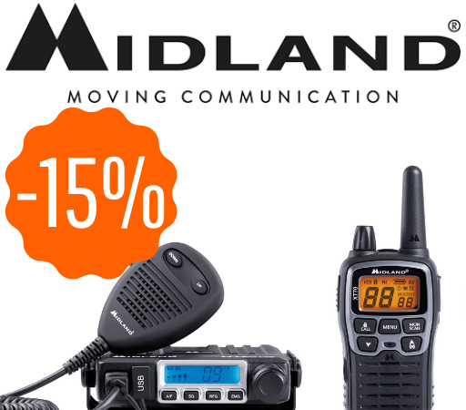 Sconto 15% sul catalogo Midland