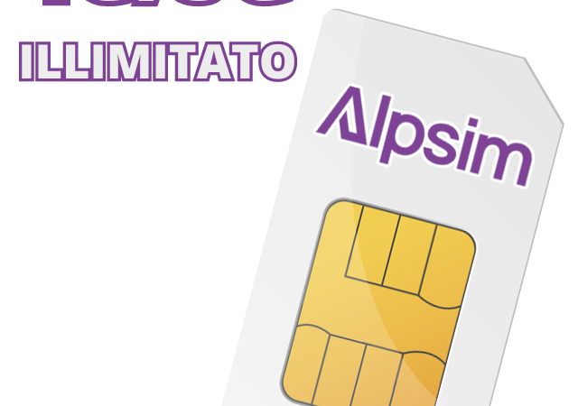 Connessione 4G/5G illimitata con Alpsim