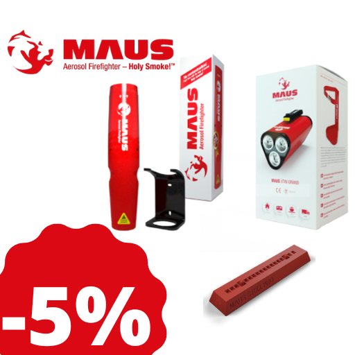 5% di SCONTO su sistemi antincendio MAUS