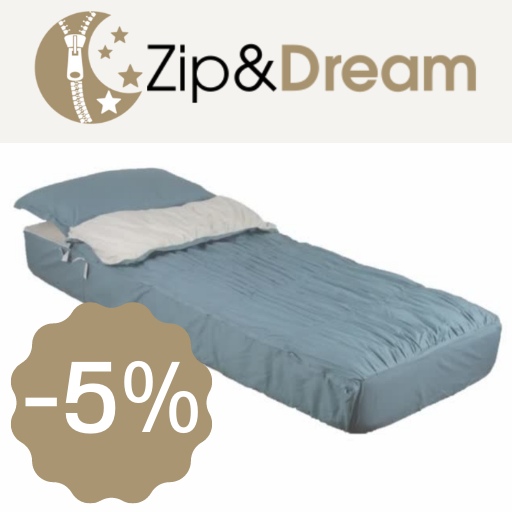 5% di SCONTO sui prontoletto Zip&Dream
