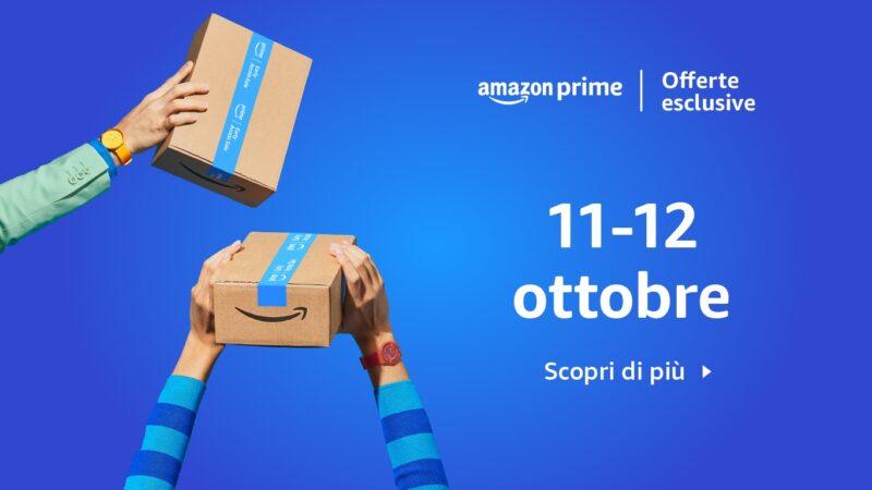 Amazon Prime Day 11 e 12 ottobre