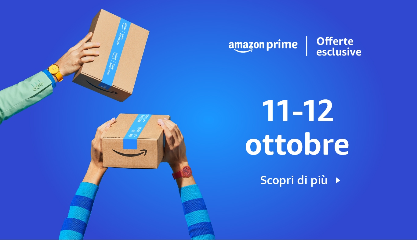 Amazon Prime Day 11 e 12 ottobre