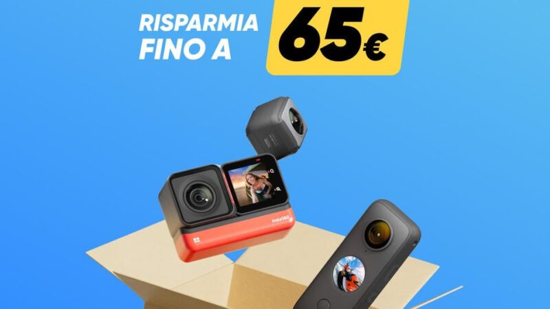 Offerte Prime di Insta360 risparmi fino a 65€