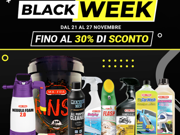 Black Week Ma-Fra sconti fino al 30%