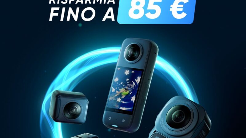 Black Friday Insta360 sconti fino a 85€