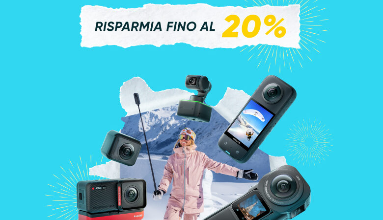 Saldi di Capodanno Insta360 fino al 20%