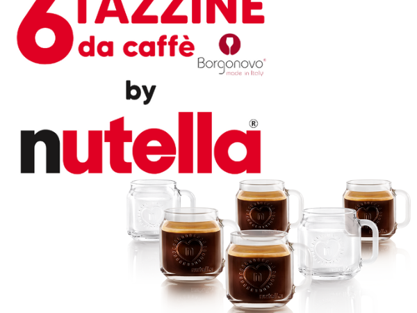 6 Tazzine Nutella OMAGGIO