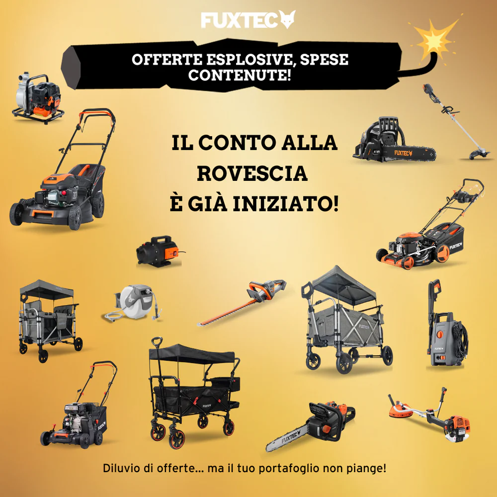 Un’offerta esplosiva: 25% SCONTO Fuxtec